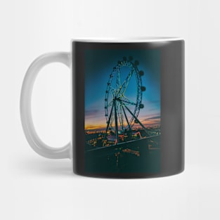 Melbourne Observation Wheel at Night Mug